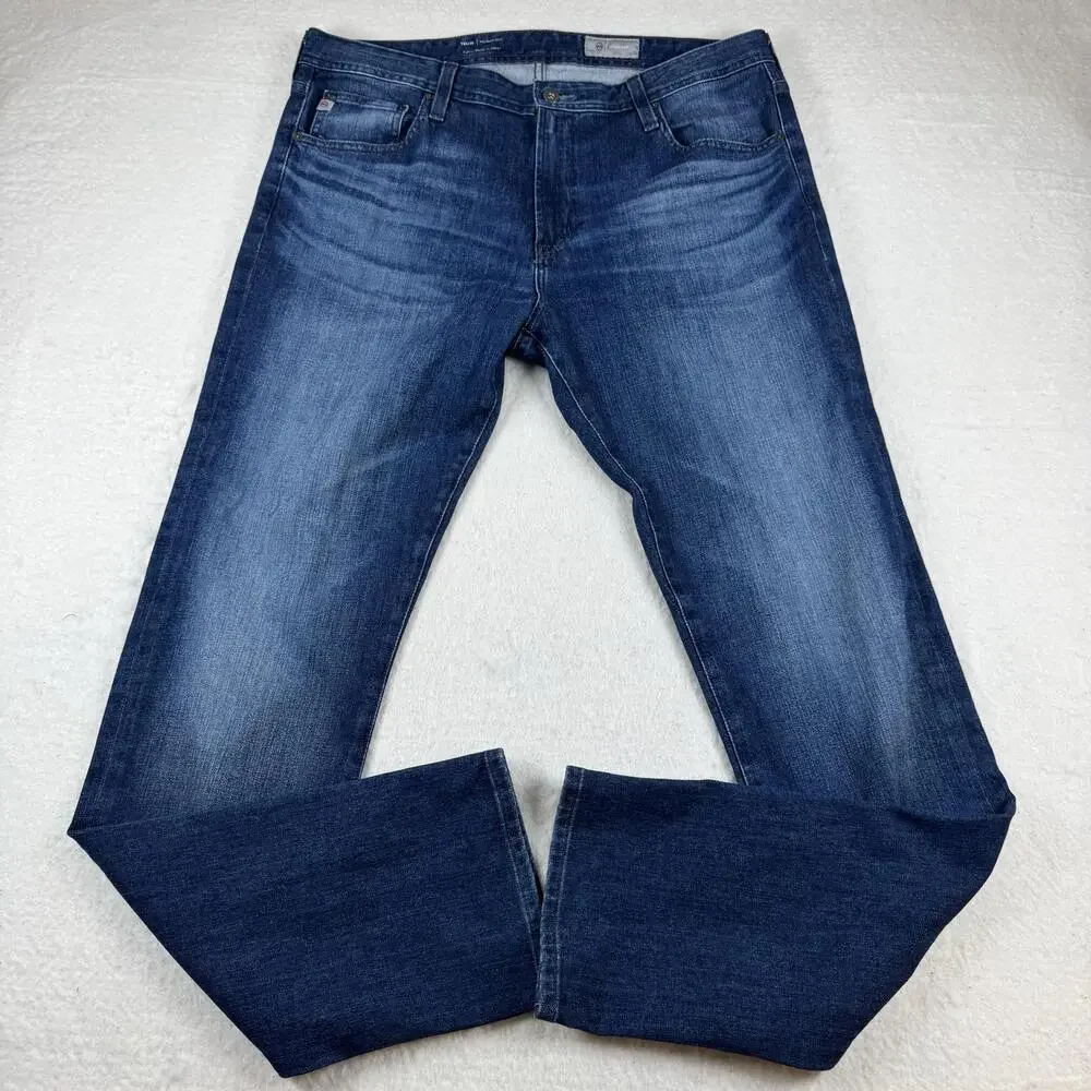 AG Adriano Goldschmied Jeans Mens Size 36x34 Blue Tellis Modern Slim Denim 360